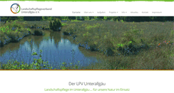 Desktop Screenshot of lpv-unterallgaeu.de