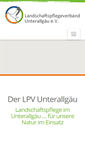Mobile Screenshot of lpv-unterallgaeu.de