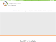 Tablet Screenshot of lpv-unterallgaeu.de